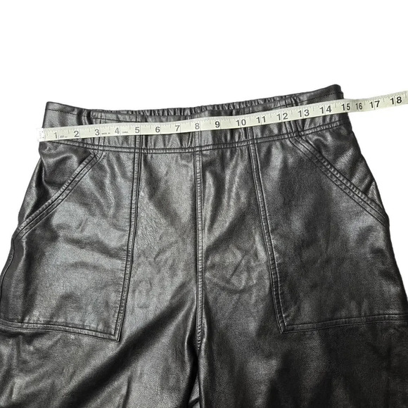 Spanx Black Faux Leather Jogger Pants - Picture 4 of 7